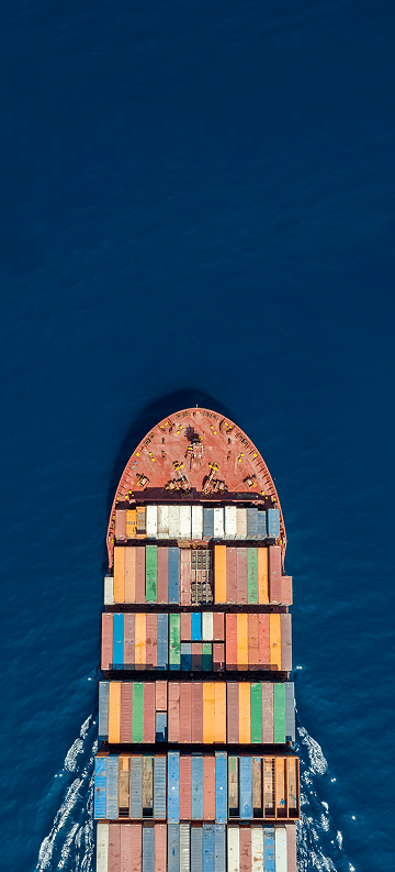 Hero background showing global trade and industrial materials