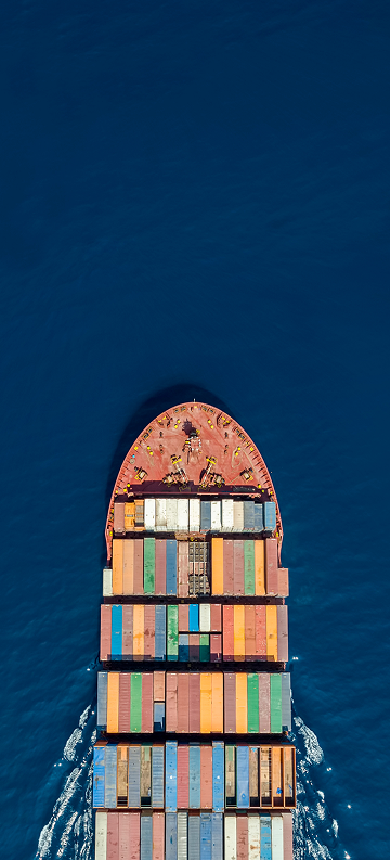 Hero background showing global trade and industrial materials